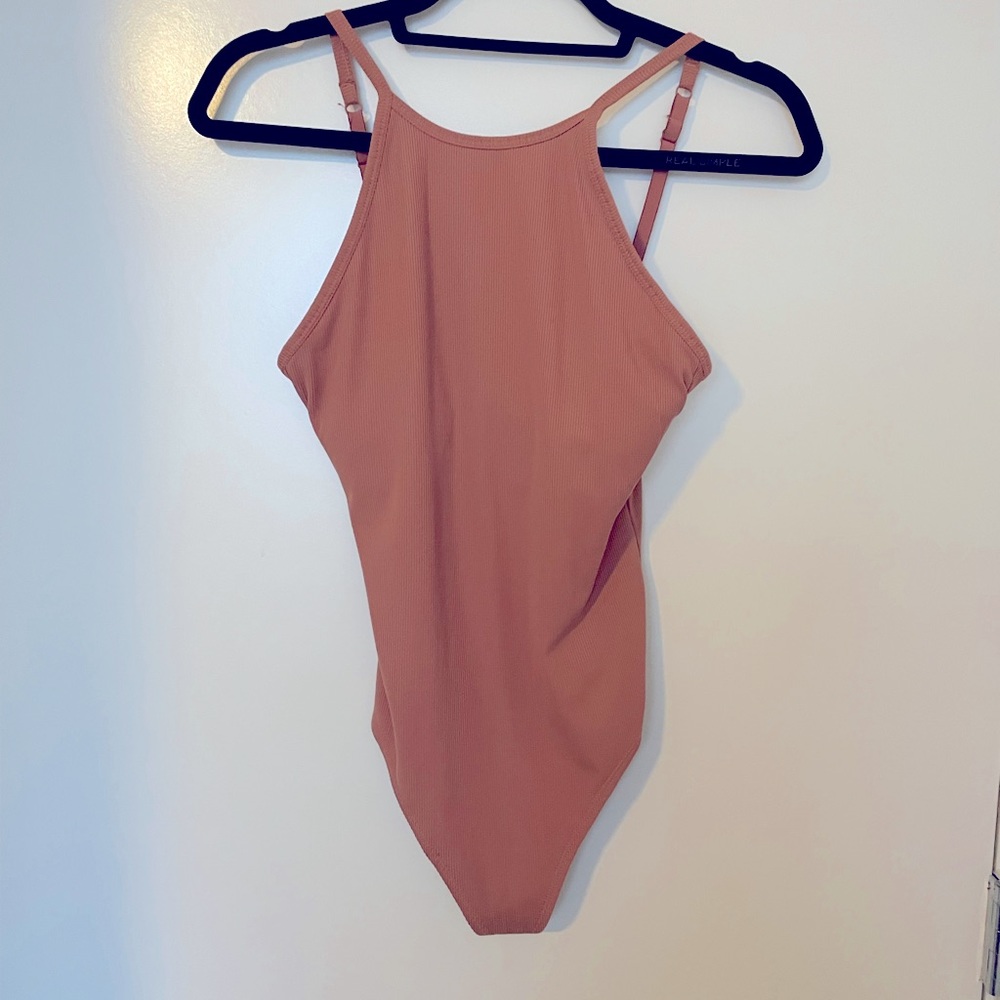 Girlfriend Collective Marlow High Neck Bodysuit - M